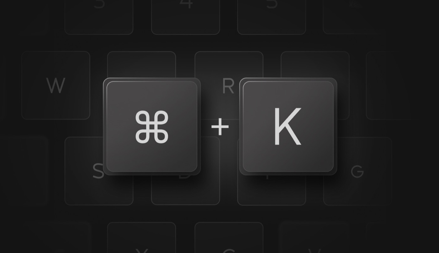 Command+K search performance work